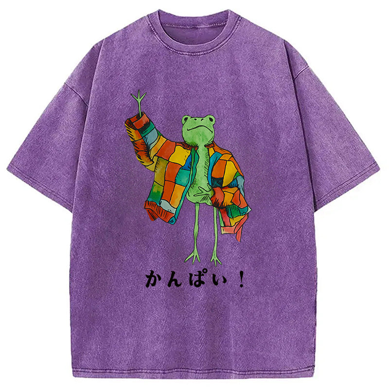 Cheers Frog Washed T-Shirt