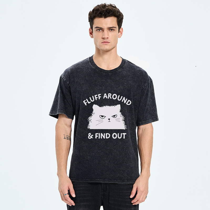 Unisex Cat's Mockery Washed T-Shirt