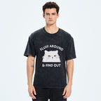 Unisex Cat's Mockery Washed T-Shirt