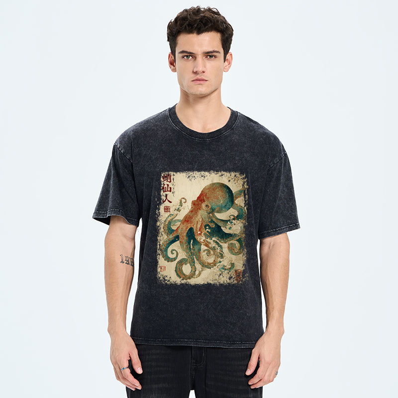 Unisex Tentacles of Wisdom Washed T-Shirt