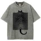 Cat Division Washed T-Shirt
