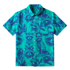 Playful Raccoon Frenzy Button-up Shirt