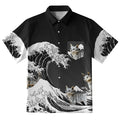Origami Cat Button-up Shirt