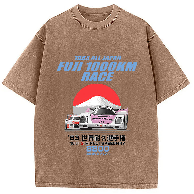 1983 FUJI 1000KM Washed T-Shirt