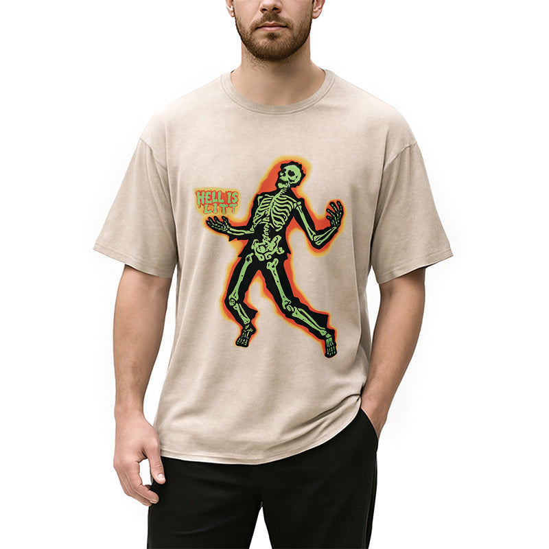 HELL IS LIT Washed T-Shirt