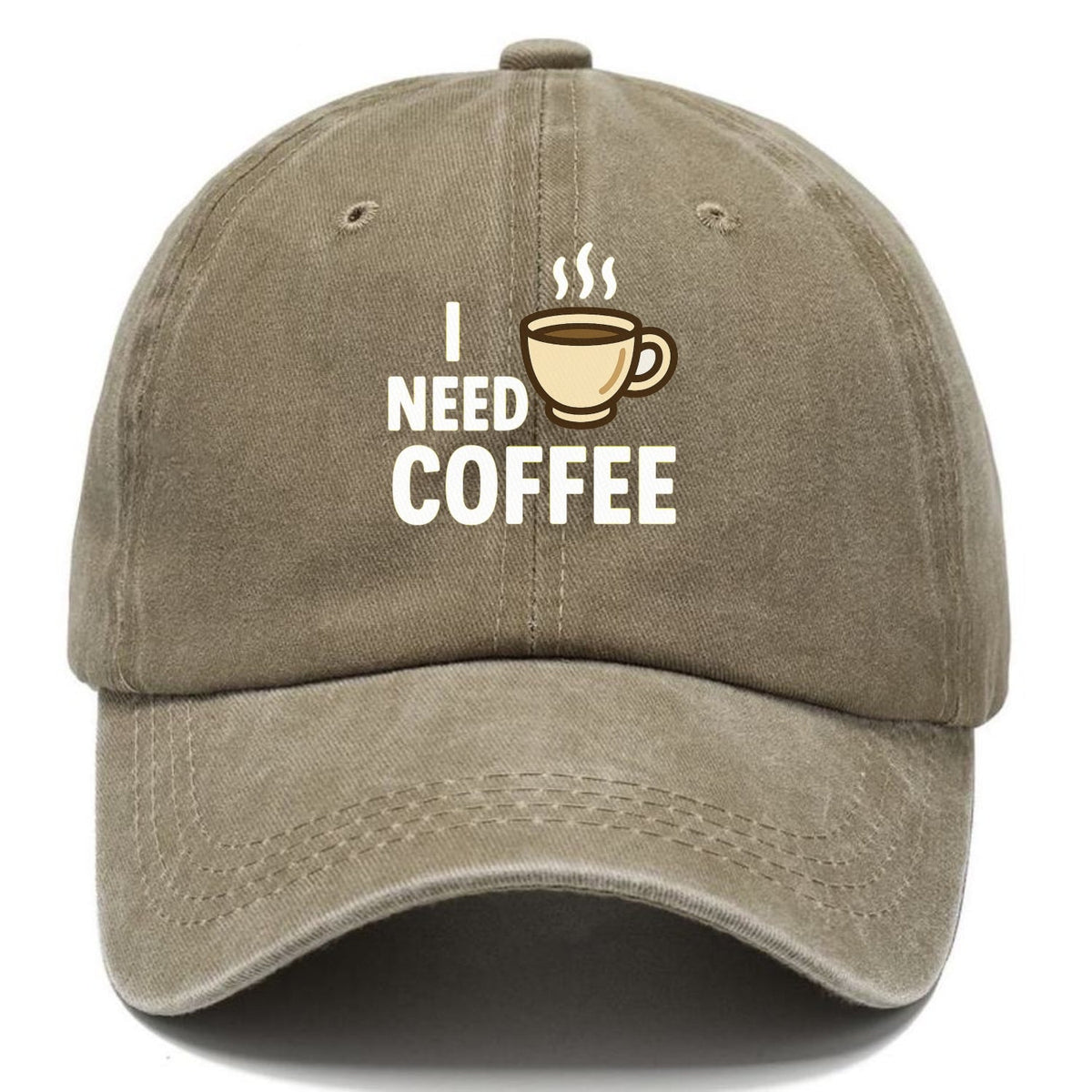 Coffee I Need Washed Cap