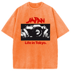 Japan Life in Tokyo Sylvian Synth Washed T-Shirt