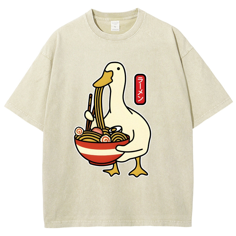 Ramen Lover Goose Washed T-Shirt