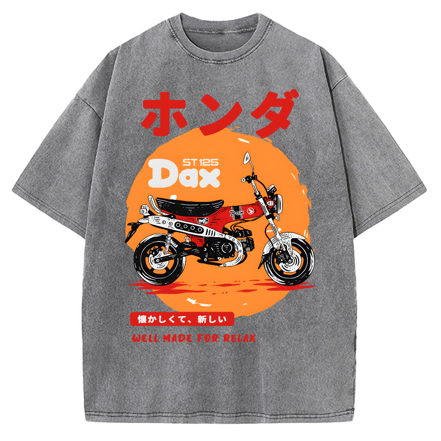 Dax-Japanese Design Vintage Washed T-shirt