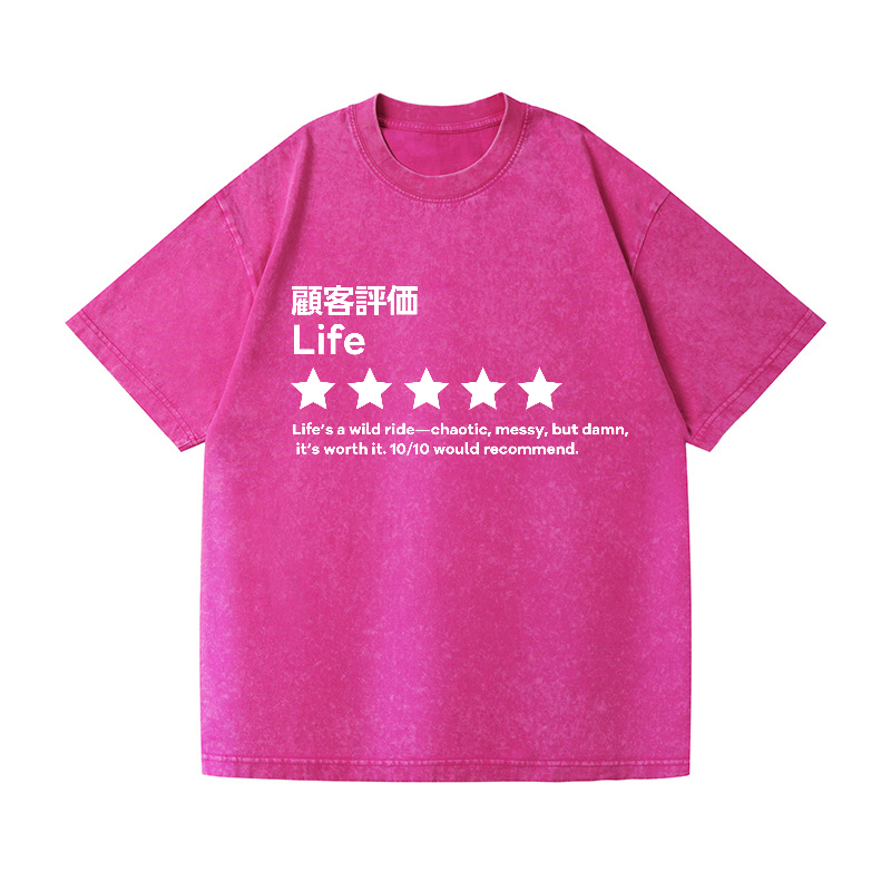 Life Vintage Wash Japanese Design T-Shirt