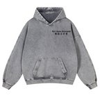 Shrimp Vintage Washed Cotton Back Art Hoodie