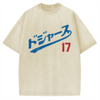 LA Baseball 17 Vintage Washed T-shirt