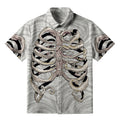 Octopus Skeleton Button-up Shirt