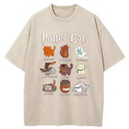 Wizard Cats Washed T-Shirt