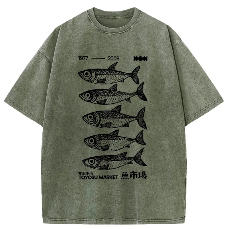 Tokyo Fish Market Washed T-Shirt