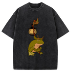 Frog With Lantern Washed T-Shirt