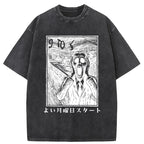 Office Worker The Scream Washed T-Shirt