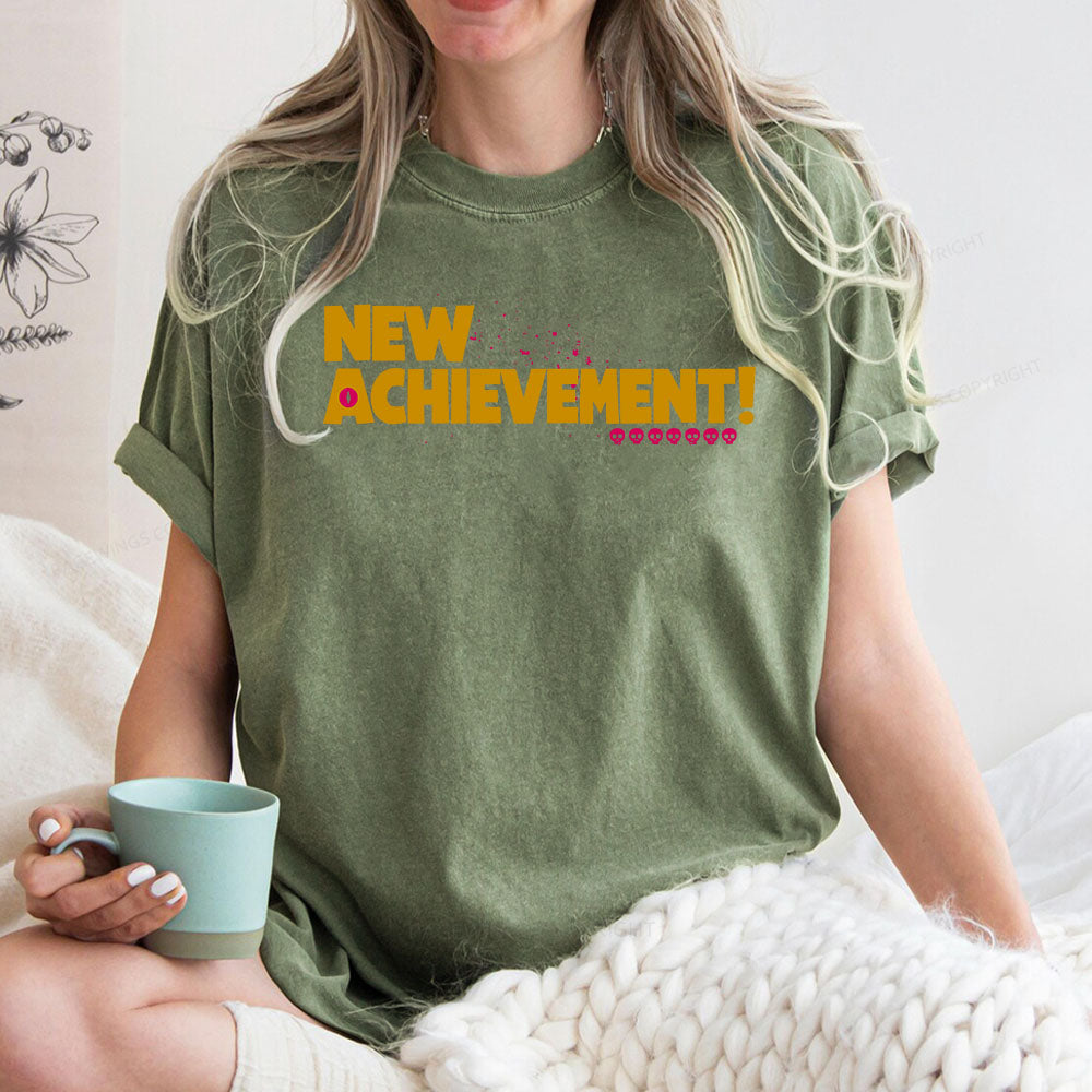 New Achievement Unisex Washed T-shirt