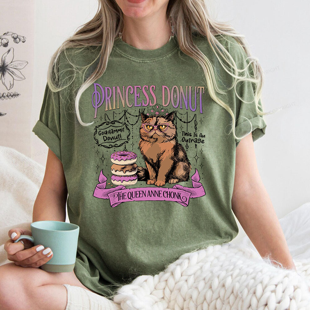Princess Donut Unisex Washed T-shirt