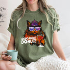Goddammit Donut Unisex Washed T-shirt