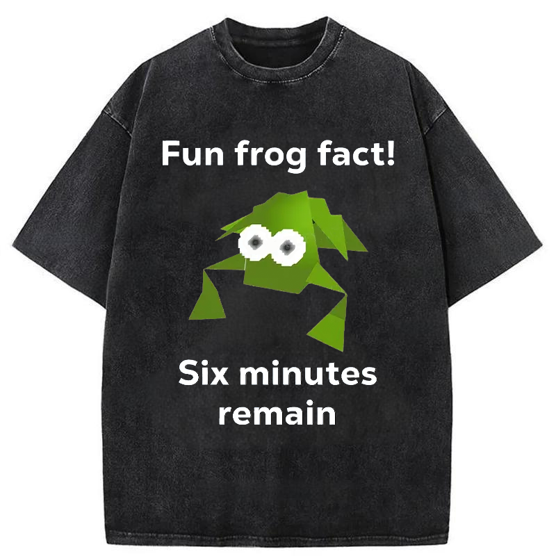 Funny Frog Kanji Washed T-Shirt
