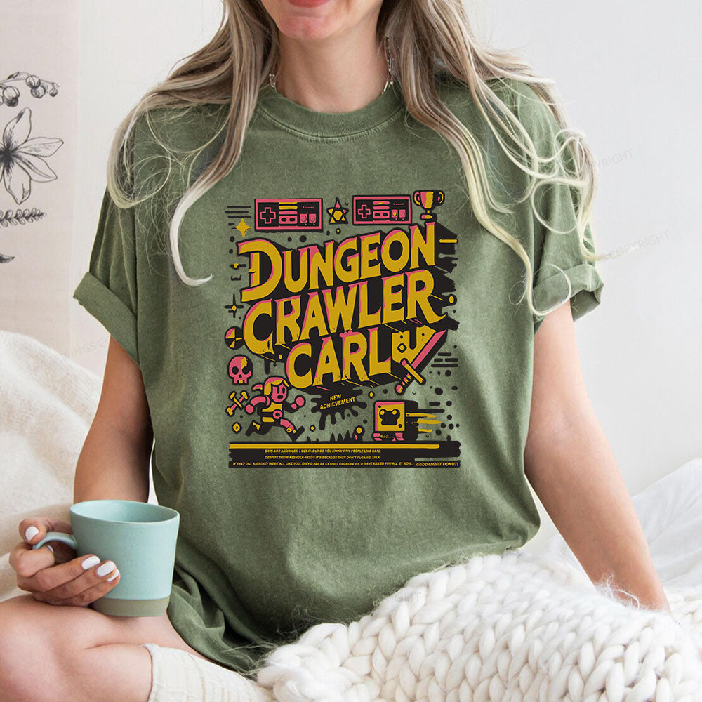 Book New Achievement Unisex Washed T-shirt