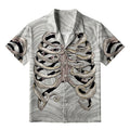 Octopus Skeleton Aloha Hawaiian Shirt