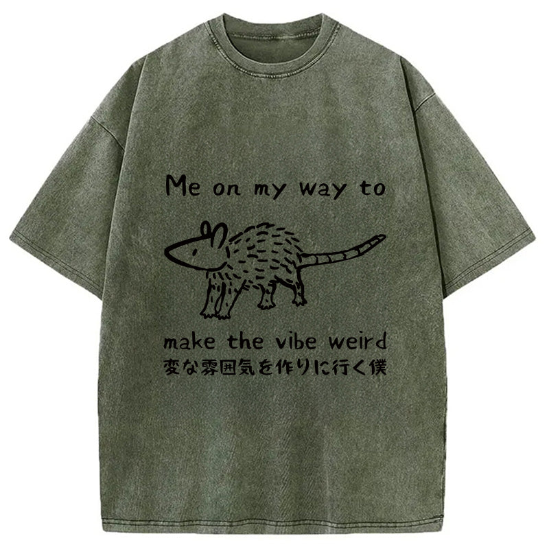 Making The Vibe Weird Washed T-Shirt
