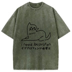 Cats Who Need Ibuprofen Washed T-Shirt