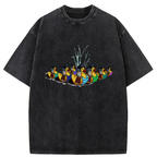 Samurai Ducks Washed T-Shirt