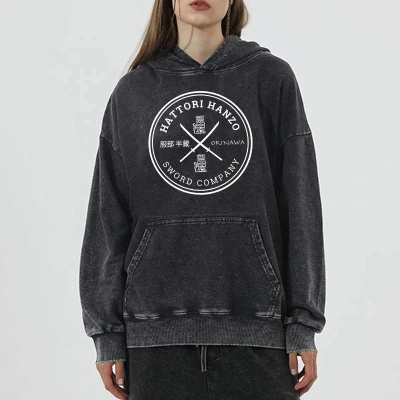 Hattori Hanzo Sword Company Washed Hoodie