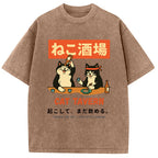 Cat Tavern Washed T-Shirt