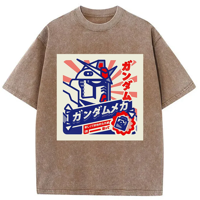 Robot warrior Washed T-Shirt