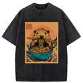 Opossum Eats Ramen Washed T-Shirt