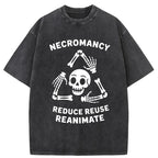 Unisex 3R Skull  Washed T-Shirt