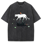 Unisex Opposite Underwater World Washed T-Shirt
