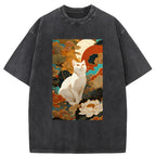 Unisex White Guardian Of The Vermilion Sun Washed T-Shirt