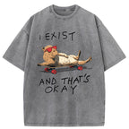 Unisex Existentially Chill Washed T-Shirt