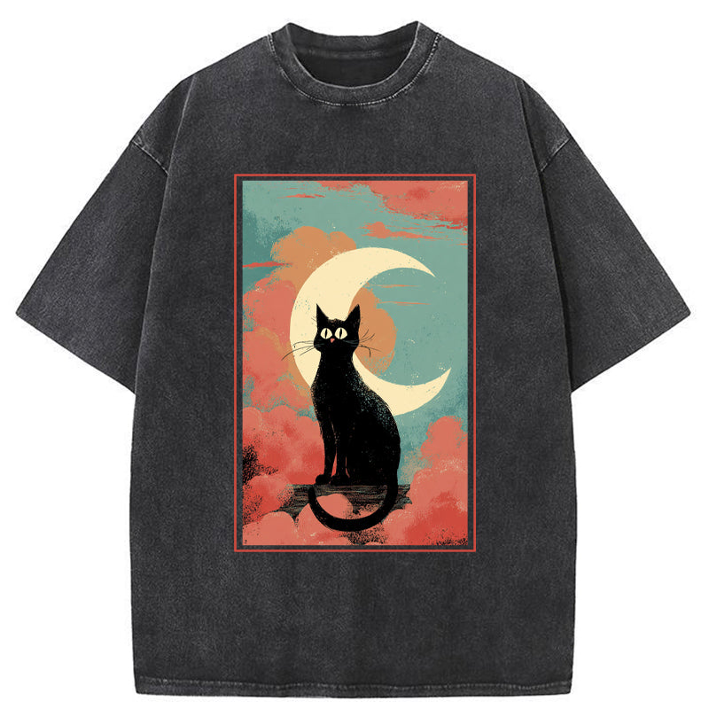 Unisex The Crescent Watcher Washed T-Shirt