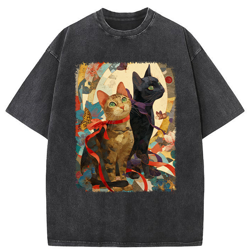 Unisex Ribbon Riot Washed T-Shirt