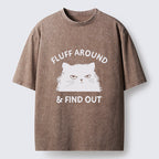 Unisex Cat's Mockery Washed T-Shirt
