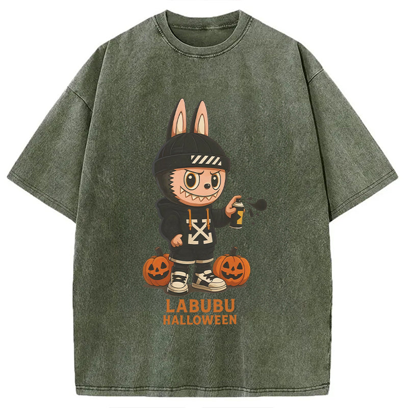 Labubu Halloween Washed T-Shirt