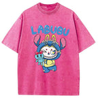 Labubu Cute Bunny Washed T-Shirt