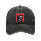 Angry Cat Japan Washed Cap