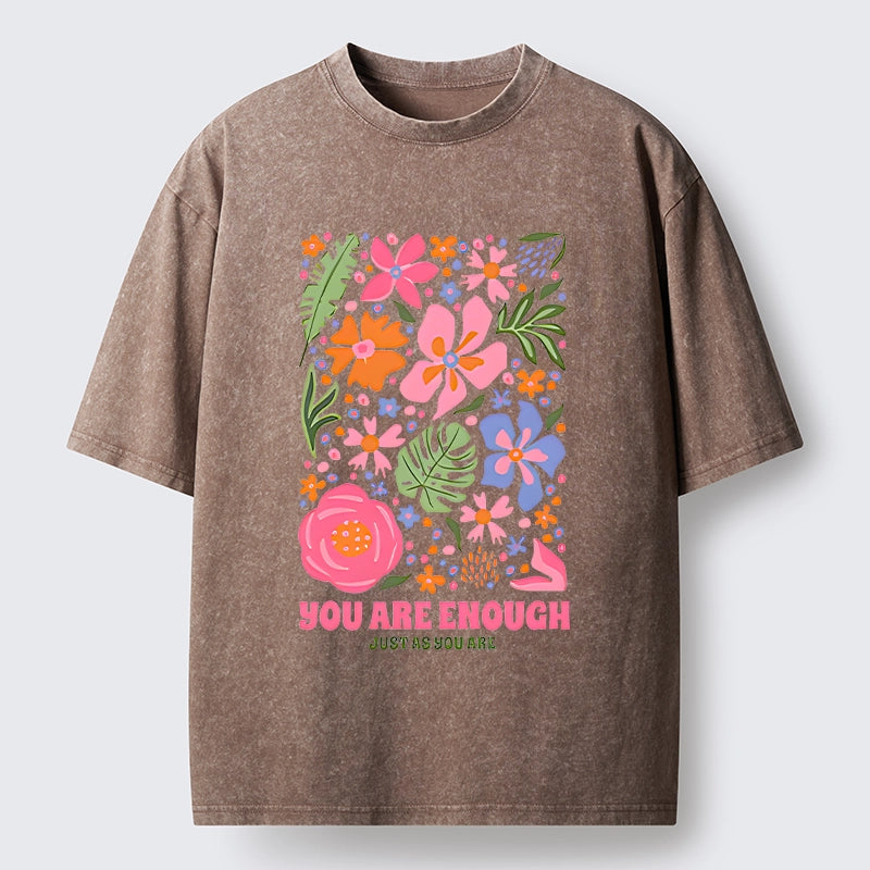 Flower Power Says You Got This Washed T-Shirt