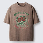 Elegant Oriental Craft Washed T-Shirt