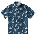 Dolphins Among The Waves Button-up Shirt