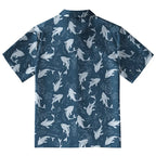 Dolphins Among The Waves Button-up Shirt