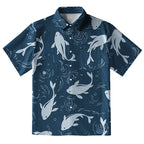 Playful Dolphins In Waves Button-up Shirt