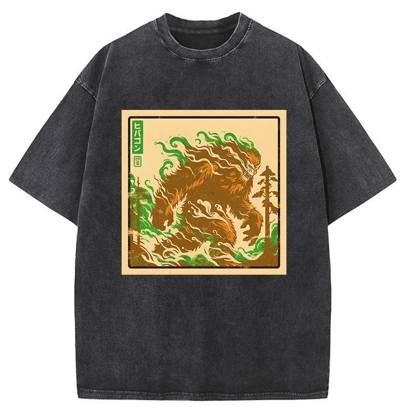 Walking Monkey Demon Washed T-Shirt